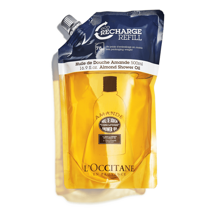 L'Occitane- Almond Shower Oil Eco-Refill 500Ml