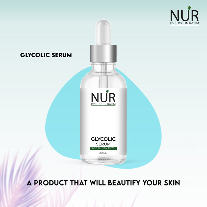 Nur By Juggan Kazim- Glycolic Serum, 30ml