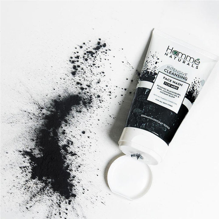 Hamme- Intensive Cleansing Charcoal Face Wash, 100 Ml