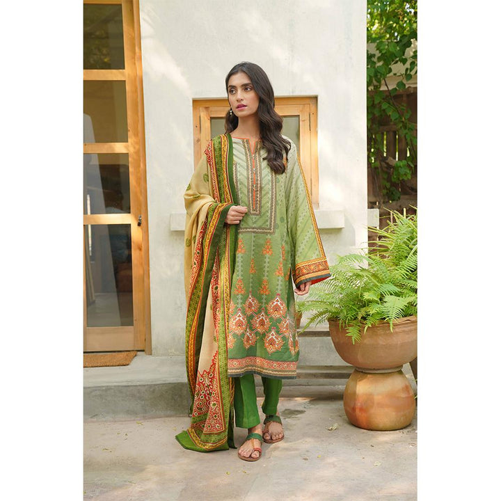 Zellbury- Digital Printed Khaddar Shirt, Shawl & Khaddar Trouser WUW21X30153