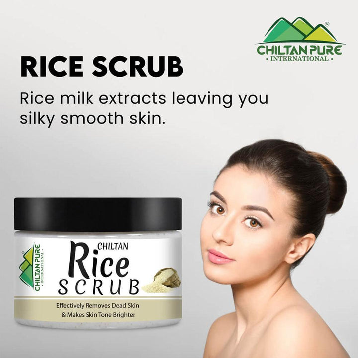 Chiltanpure- Rice Face & Body Scrub, 100ml