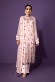Sapphire 2 Piece - Embroidered Chiffon Suit Pink