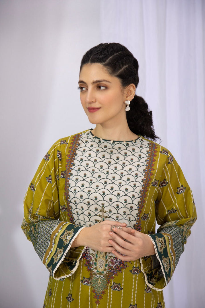 Sapphire- Embroidered Lawn Shirt