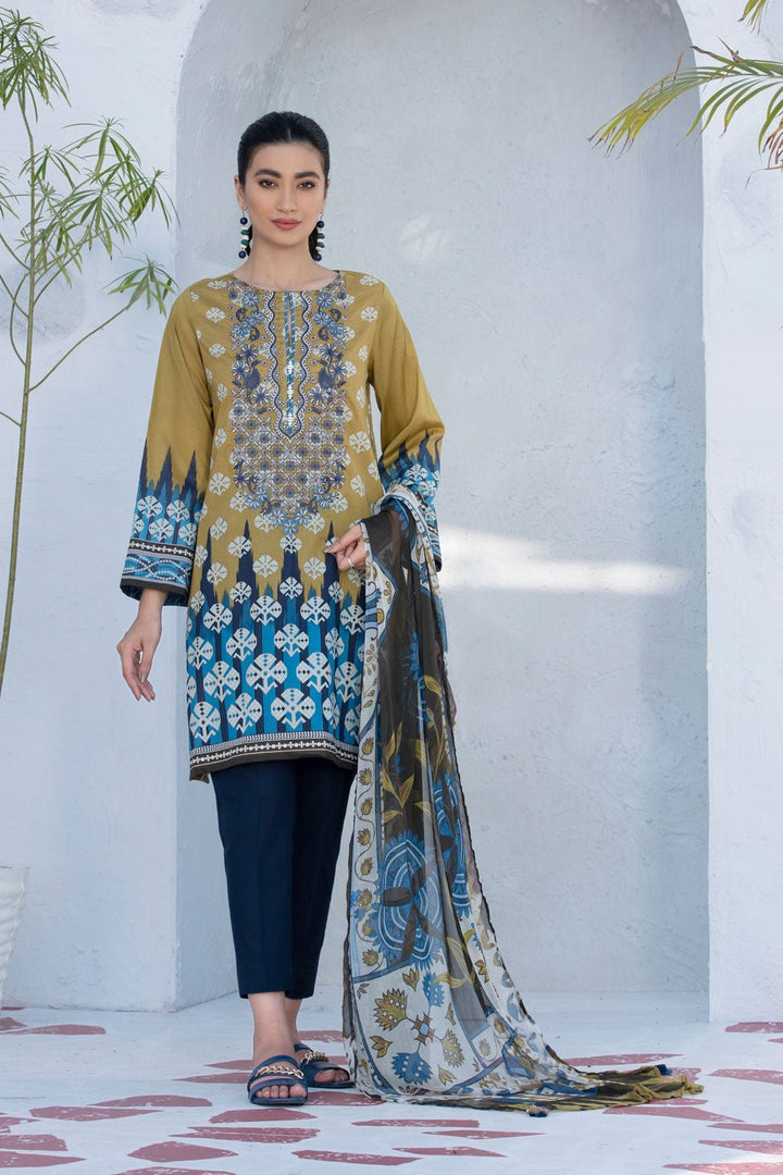 Sapphire- Embroidered Lawn Shirt