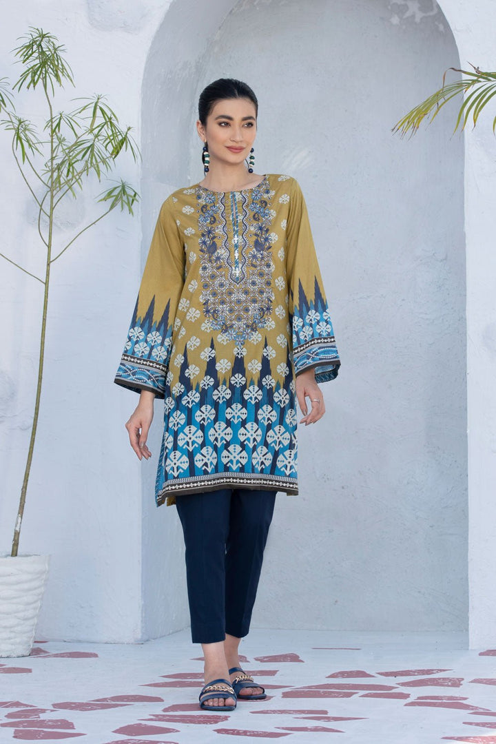 Sapphire- Embroidered Lawn Shirt