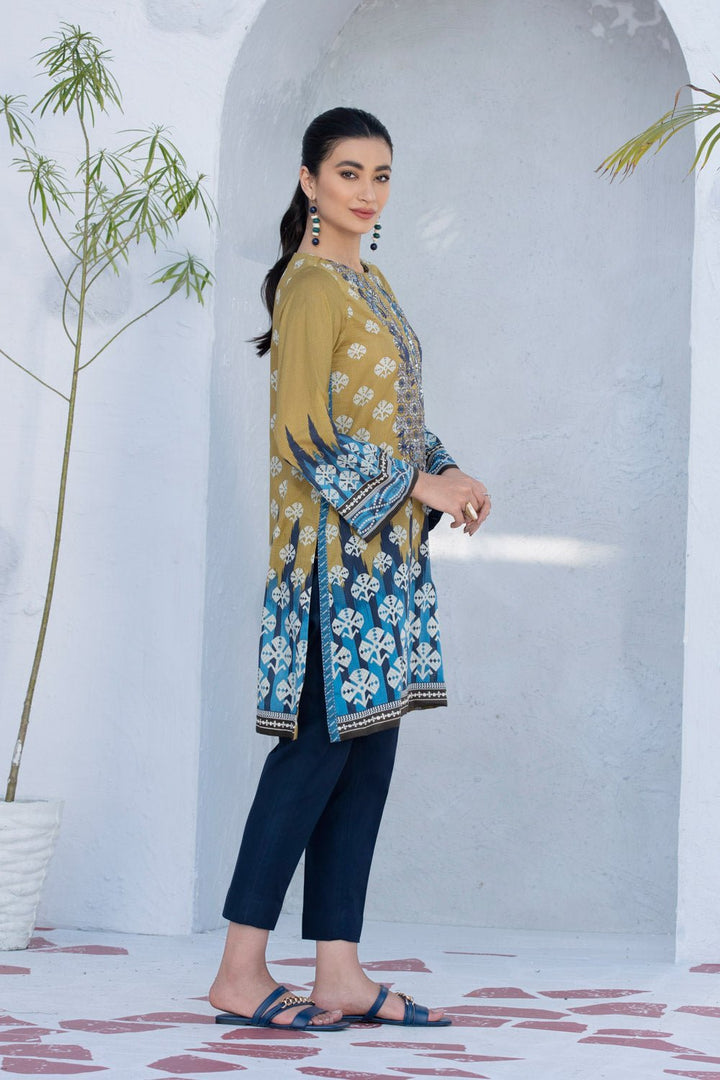 Sapphire- Embroidered Lawn Shirt