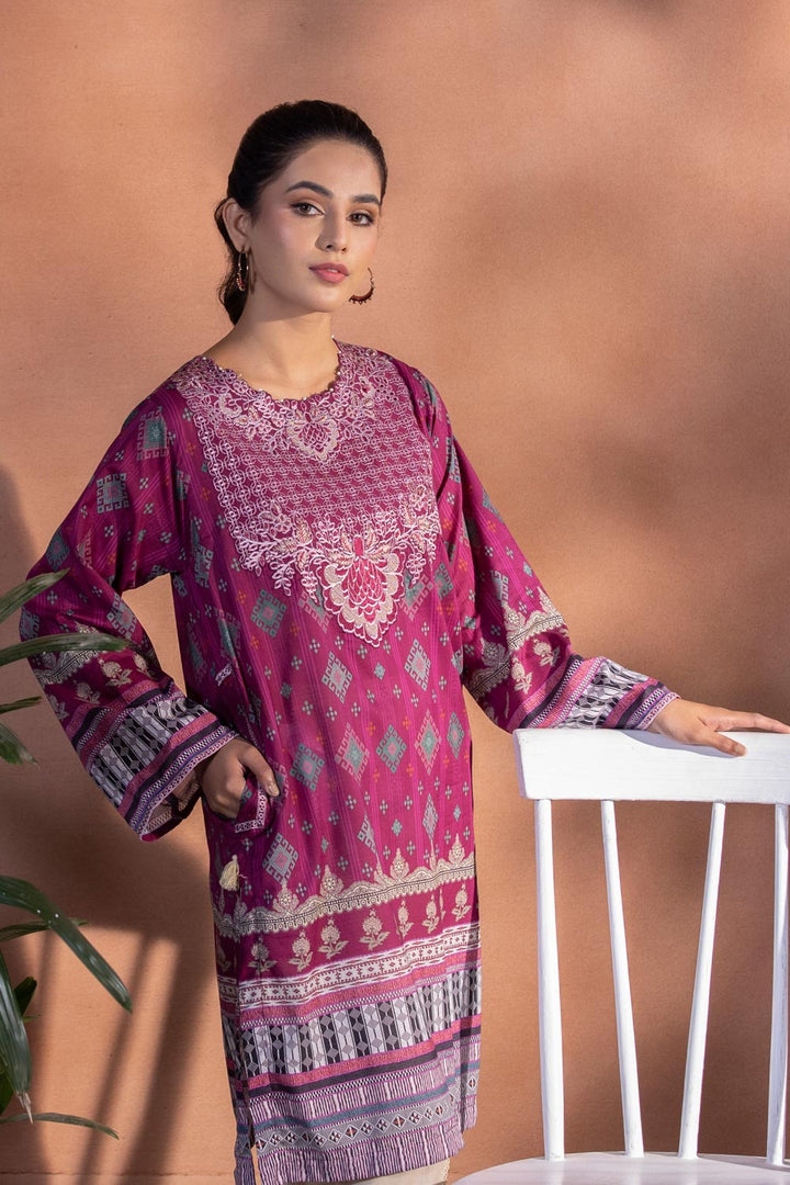 Sapphire- Embroidered Lawn Shirt