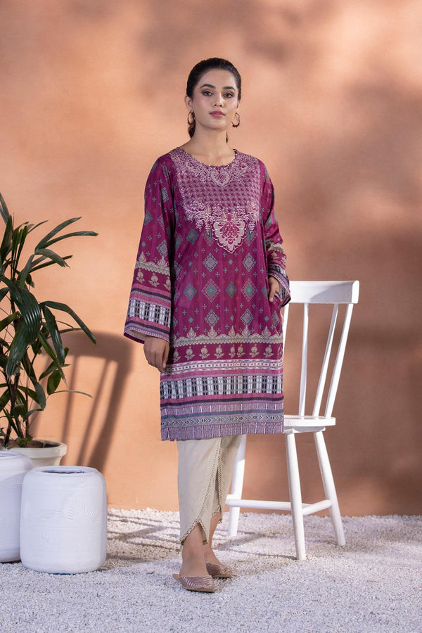 Sapphire- Embroidered Lawn Shirt