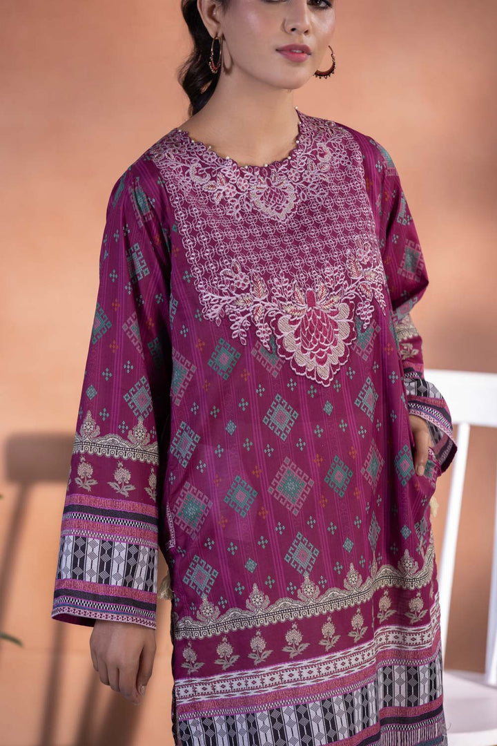 Sapphire- Embroidered Lawn Shirt