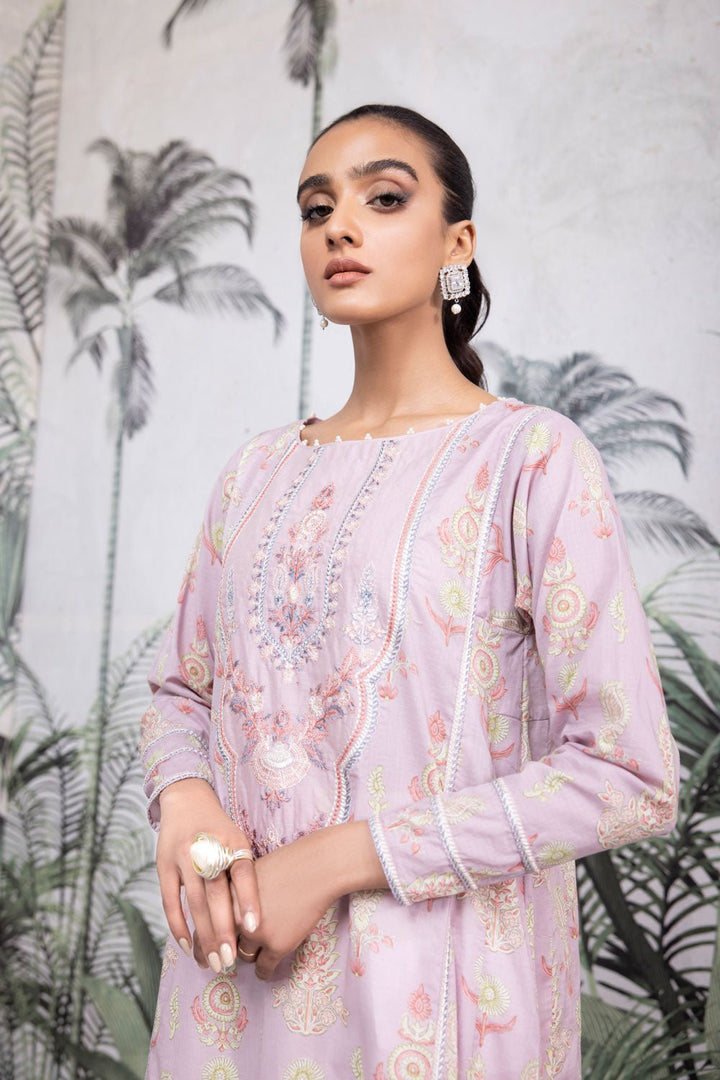 Sapphire- Embroidered Lawn Shirt