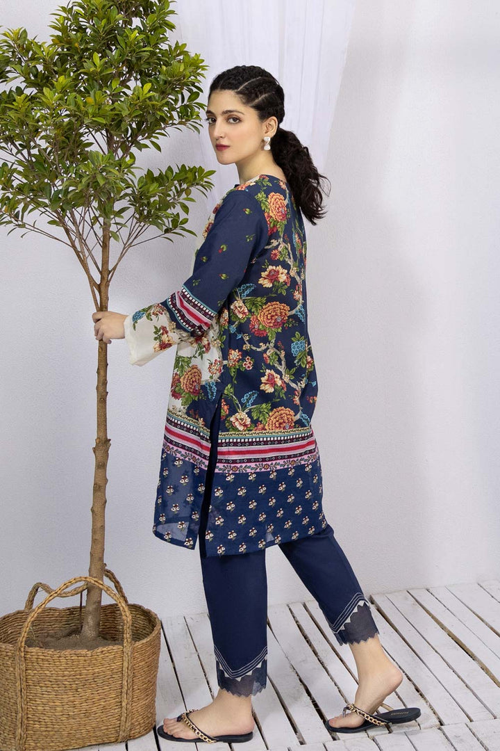 Sapphire- Embroidered Lawn Shirt