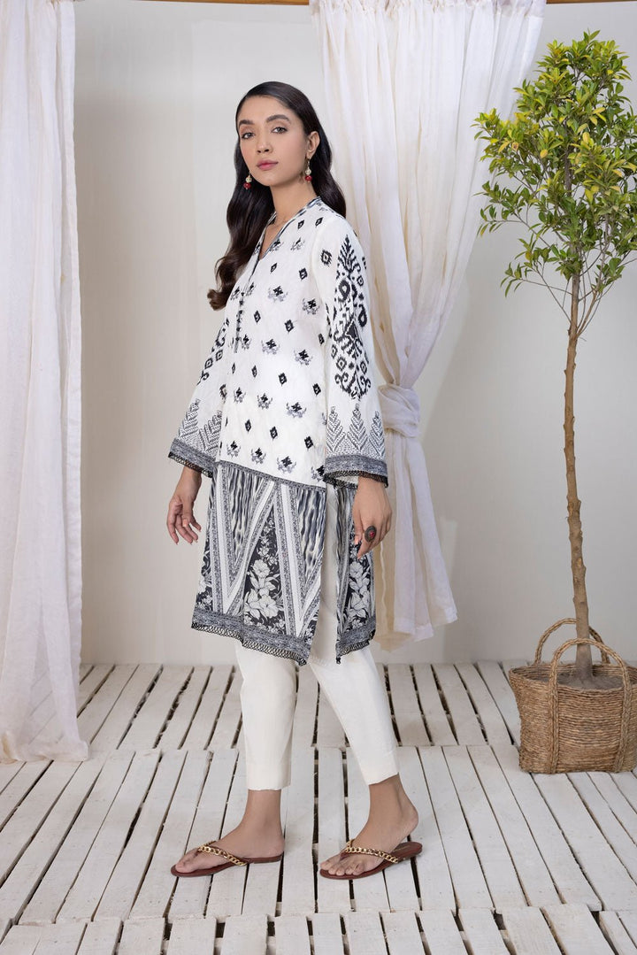 Sapphire- Embroidered Lawn Shirt