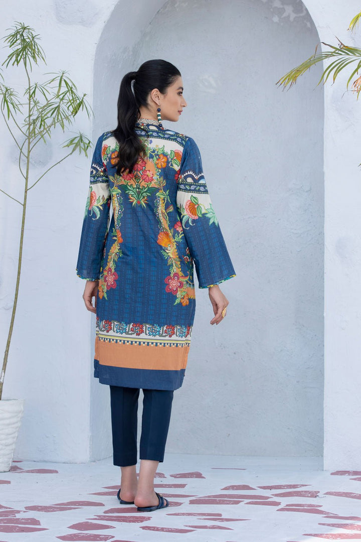 Sapphire- Embroidered Lawn Shirt