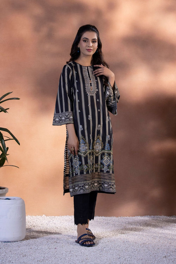 Sapphire- Embroidered Lawn Shirt