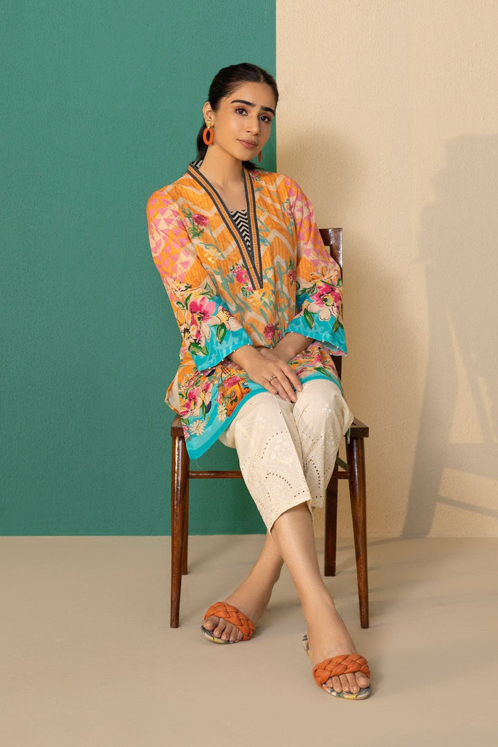 Sapphire- Embroidered Lawn Shirt