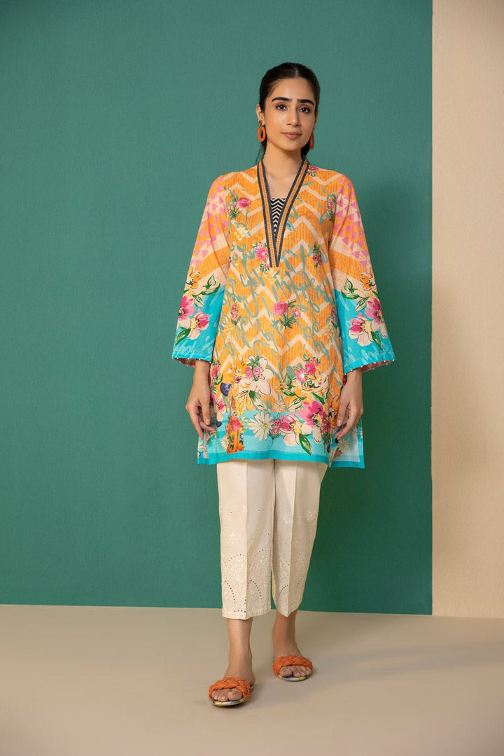 Sapphire- Embroidered Lawn Shirt