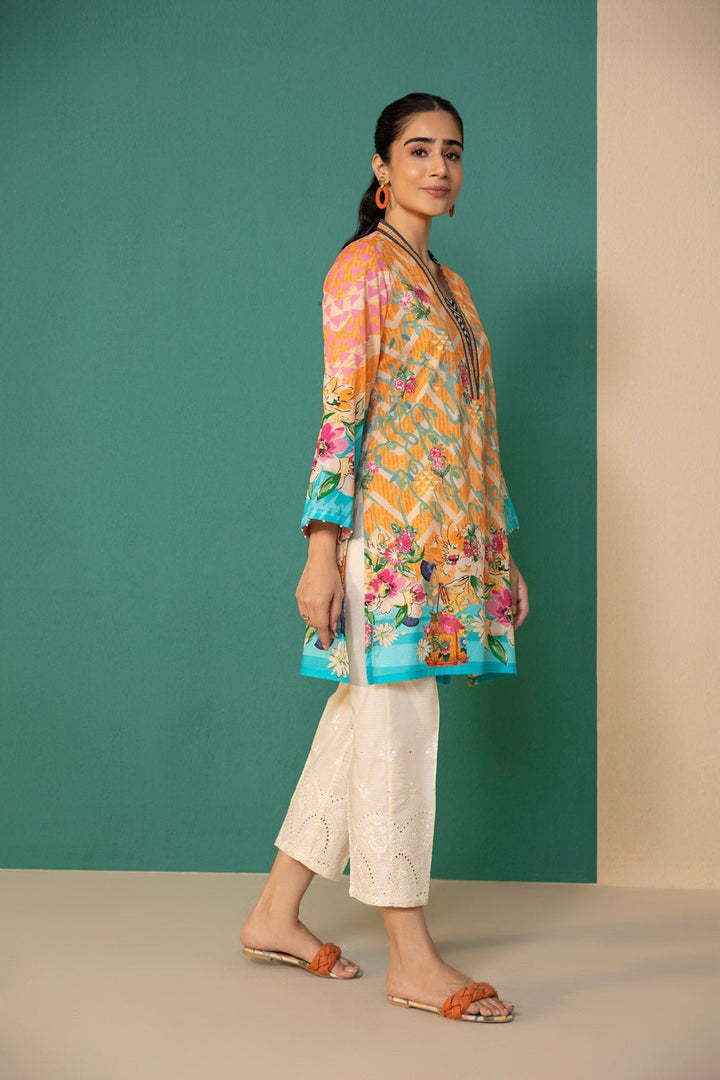 Sapphire- Embroidered Lawn Shirt