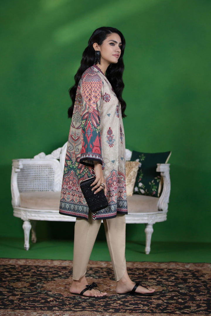 Sapphire- Embroidered Lawn Shirt