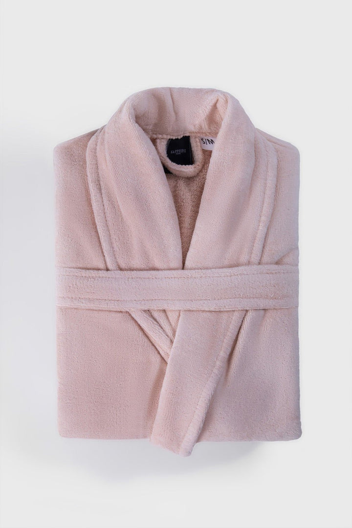 Sapphire Blush Pink Bath Robe