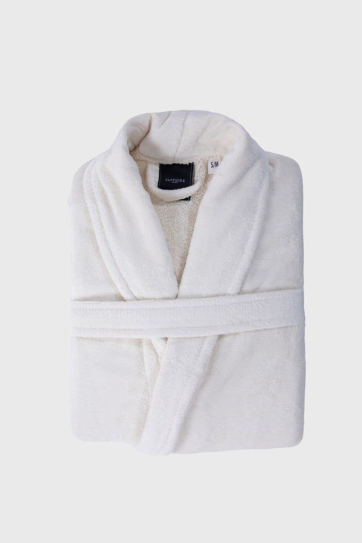 Sapphire Blanco White Bath Robe