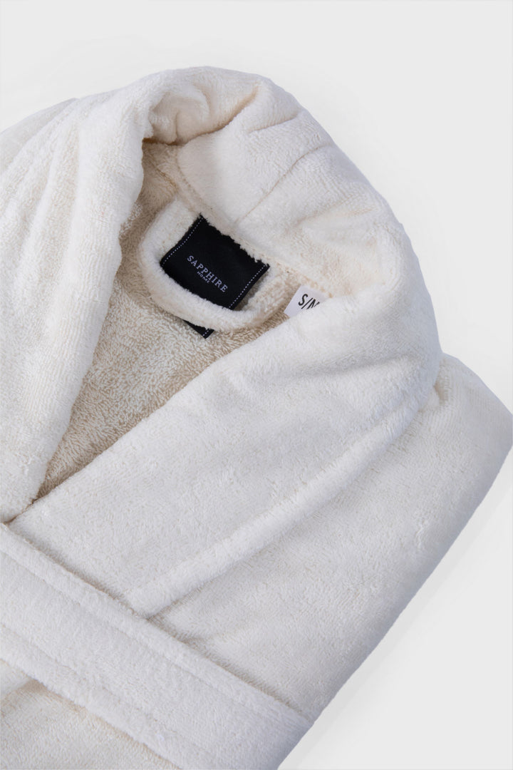 Sapphire Blanco White Bath Robe