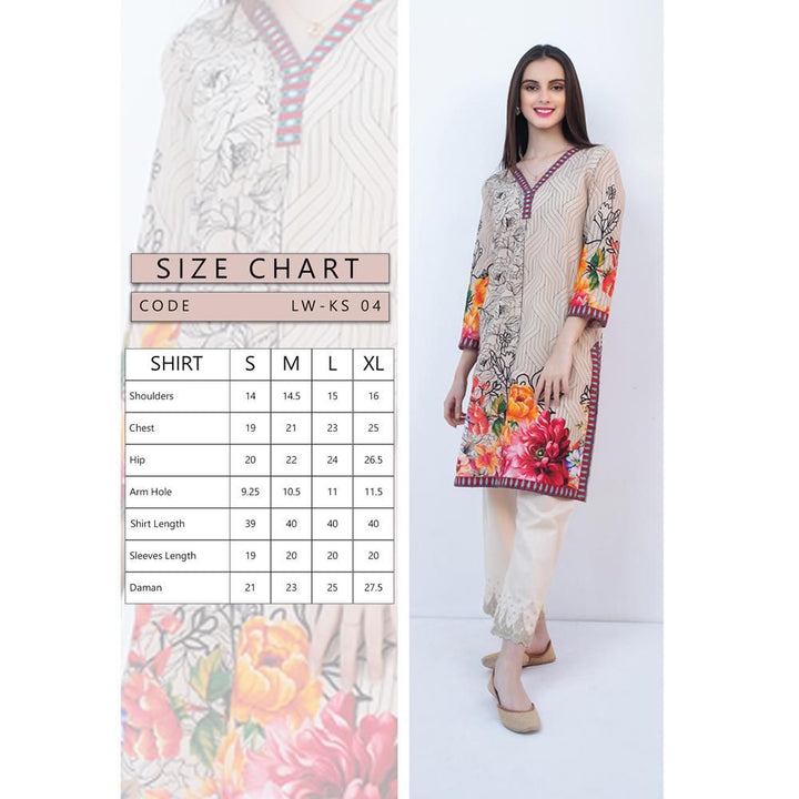 Keshia- Stitched Printed Kurti Bundle 02