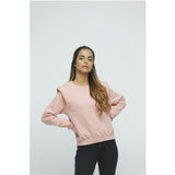 DC- Shoulder Pad Sweatshirt- Pink, Blue, grey