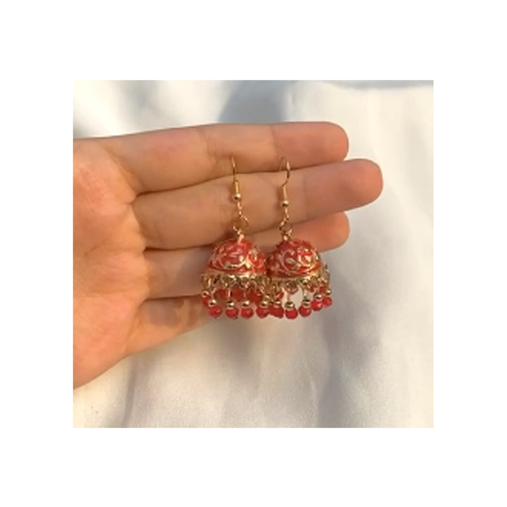 Bijouterie- Basic Red Jhumki