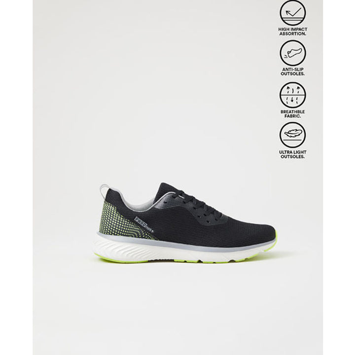 Lefties- SNEAKERS WITH NEON DETAILS Black