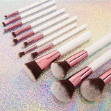 The Original Brush - 12 Pcs Professional Make Up Brushes with Pouch