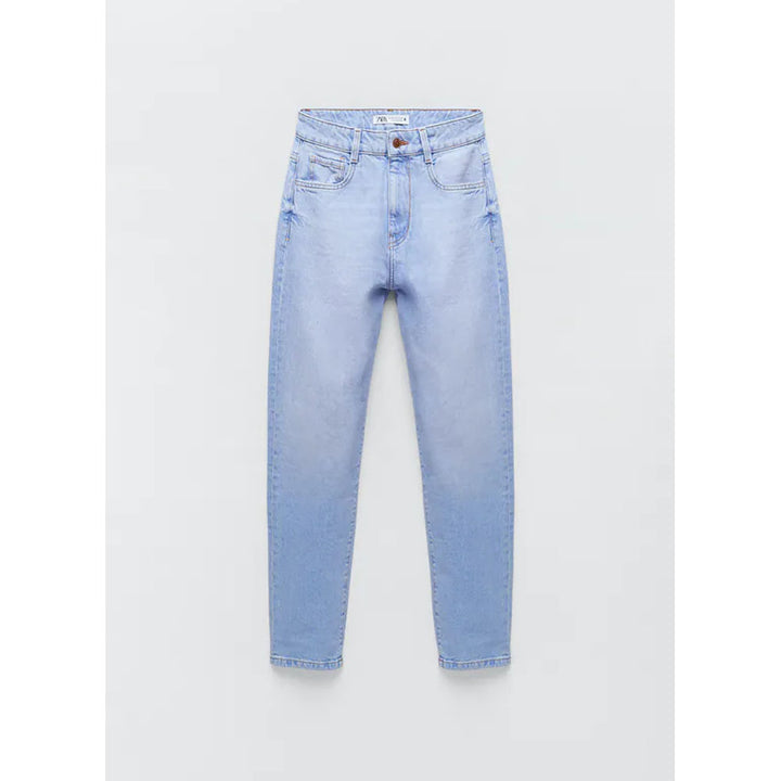 Zara- Z1975 Mom Jeans- Faded blue