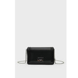 Stradivarius- Crossbody bag with hardware- Black