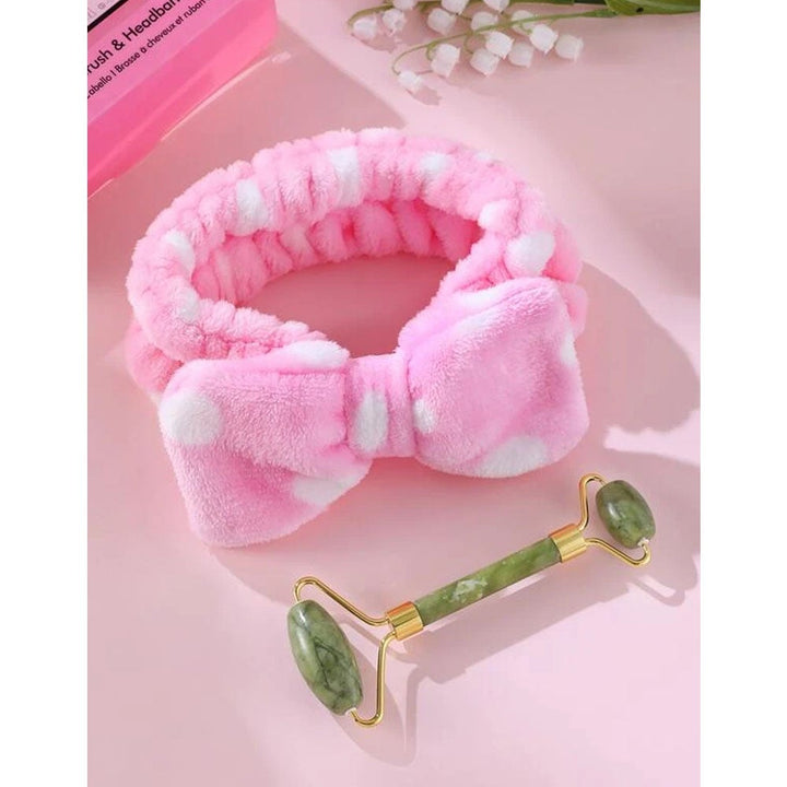 Shein- 1pc Facial Roller Massager & 1pc Headband