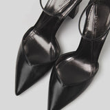 Bershka- Block heel ankle strap shoes