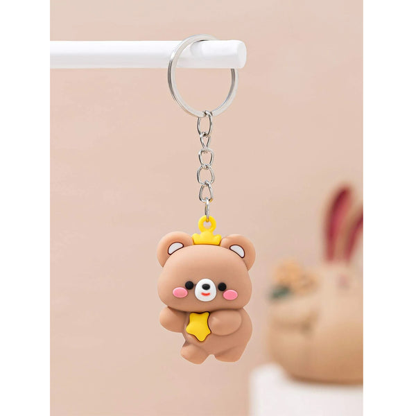 Shein- Cartoon Bear Charm Keychain