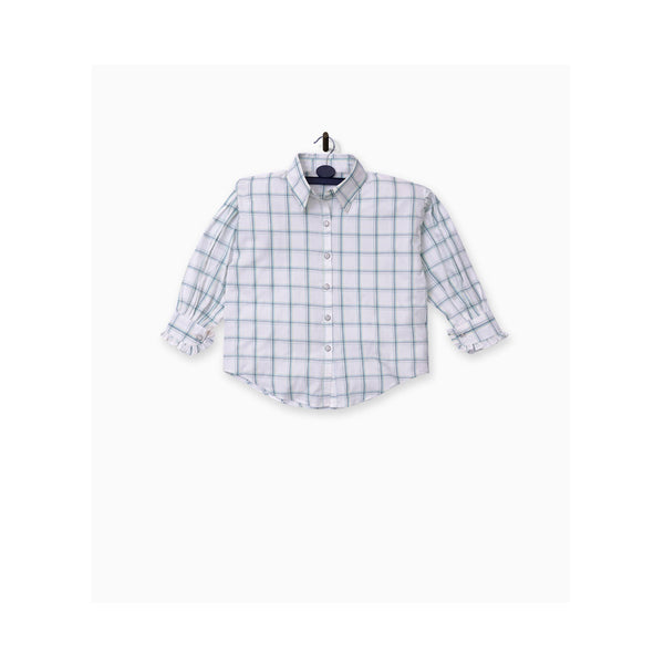 Kids Polo Association- Buttonup White