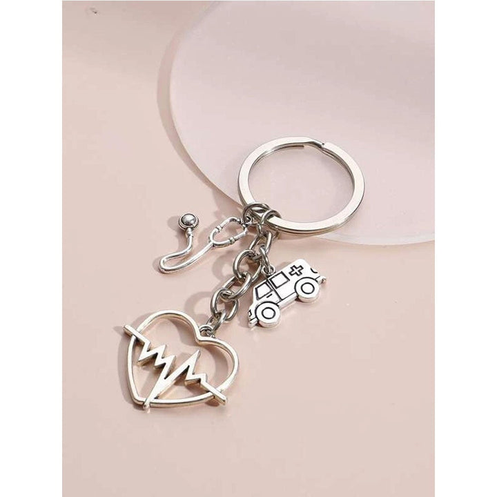 Shein- Ambulance Charm Keychain