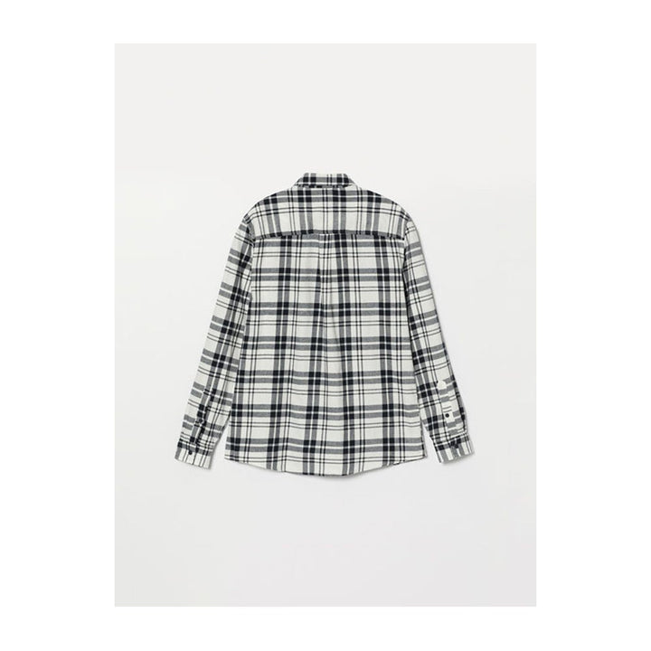 Lefties- Check Flannel Shirt Ecru