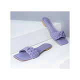 VYBE - Cross Weave Slide-Purple