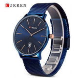 Curren- 8302 Men’s Mesh Chain Wrist Watch