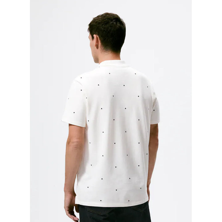 Zara- Geometric Print Polo Shirt