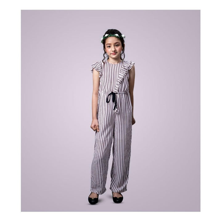 Kids Polo Association- Jumpsuit Off White