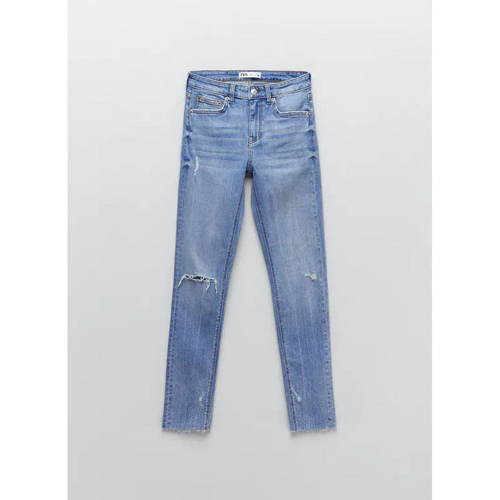 Zara- Zw Skinny Jeans- Light blue