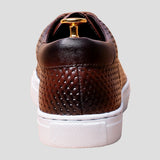 Monoboss- Luxury Pattern Brunette Sneakers