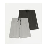 Lefties- 2-Pack Of Bermuda Sports Shorts- Pale Grey