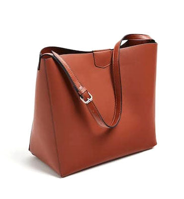 Pull &amp; Bear- Brown crossbody tote bag