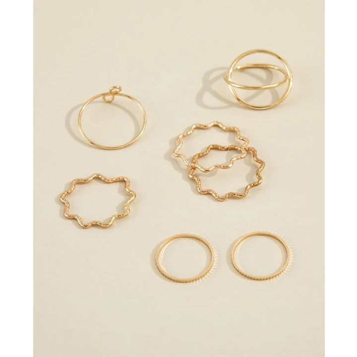 Shein- 7pcs Minimalist Ring