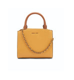 Charles & Keith- Chain Detailed Top Handles Tote Bag- Yellow