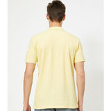 Koton- Short Sleeve Polo Neck Slim Fit T-Shirt - Yellow