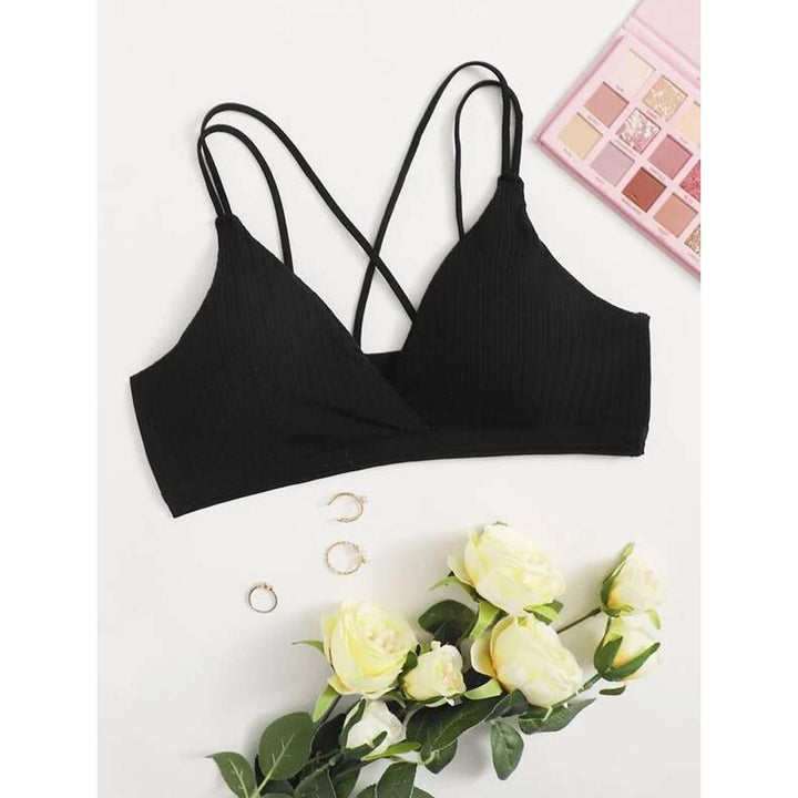 Romwe- Criss-Cross Back Bralette